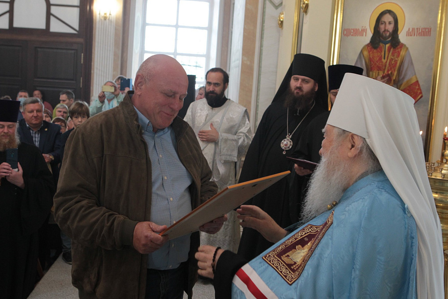 Великое освящение Казанского храма села Дединово